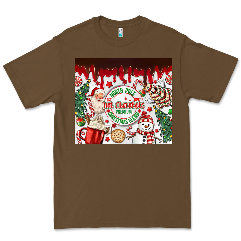 Christmas Hot Chocolate Premium Tee by MaliasSmallBusiness | Teevron