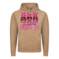 Vintage Coffee breast cancer afro gnomies support squad Vintage Hoodie - texasbilliewilder