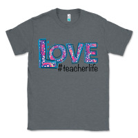 Charcoal Heather Love Teacher Life Classic Tee - Bettercallsaul