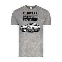 Cloud Rock initial d fujiwara tofu shop ae86 manga Vintage Tee - lanVoArt