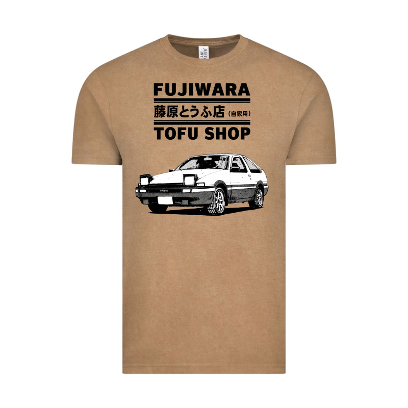 Initial D Fujiwara Tofu Shop Ae86 Manga Vintage Tee by lanVoArt | Teevron