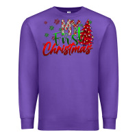 Purple my first Christmas Premium Sweatshirt - CowhideDigitalArt