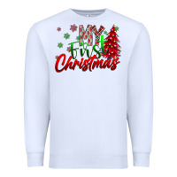 White my first Christmas Premium Sweatshirt - CowhideDigitalArt
