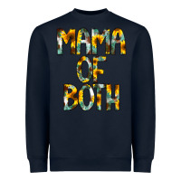 Navy Mama of Both Heavyweight Sweatshirt - CowCowDesign