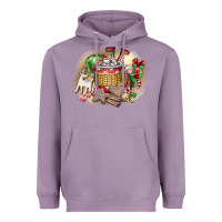 Lavender Christmas Elf Heavyweight Hoodie - CowhideDigitalArt