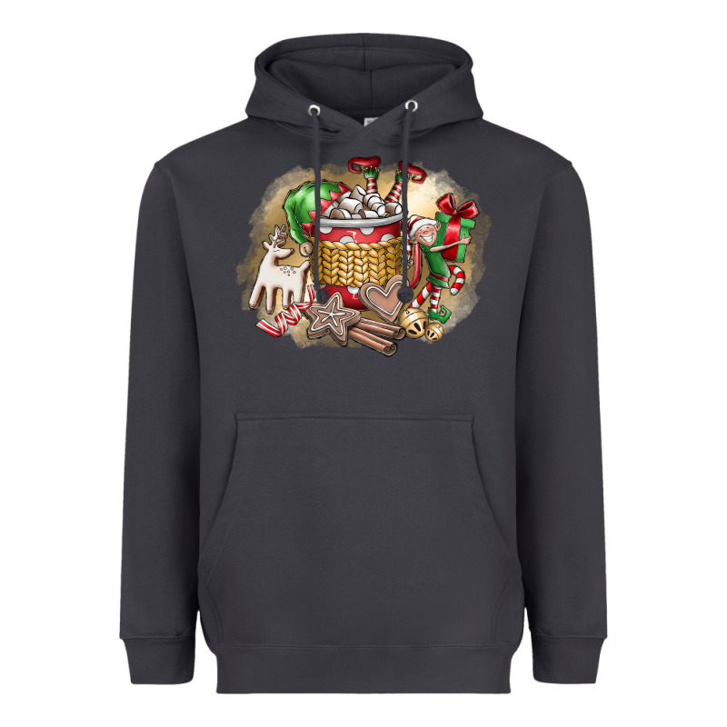 Christmas Elf Heavyweight Hoodie by CowhideDigitalArt | Teevron