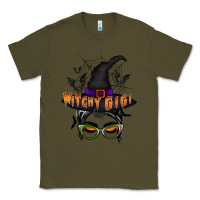 Army Green witchy gigi Classic Tee - RacoonDesign
