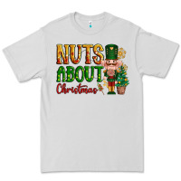 Dove Grey Nuts about Christmas Nutcracker Premium Tee - NancyCooperArtShop