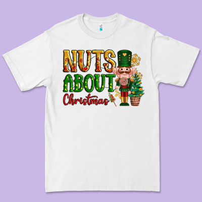 Nuts About Christmas Nutcracker Premium Tee Designed By Nancycooperartshop