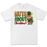White Nuts about Christmas Nutcracker Premium Tee - NancyCooperArtShop