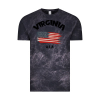 Cloud Black VIRGINIA U.S.A Vintage Tee - Bettercallsaul
