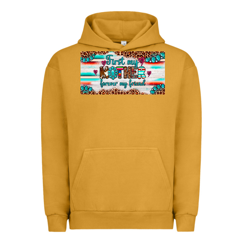 First My Mother Forever My Friend  License Plate Urban Hoodie by Artiststas | Teevron