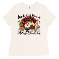 Bone We whisk you a Merry Christmas Ladies Tee - NancyCooperArtShop