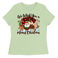 Matcha We whisk you a Merry Christmas Ladies Tee - NancyCooperArtShop