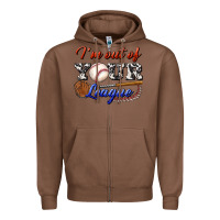 Chestnut i' m out of your league Zipper Hoodie - BundleAndBundleShop