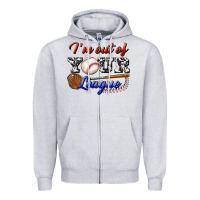 Heather Grey i' m out of your league Zipper Hoodie - BundleAndBundleShop