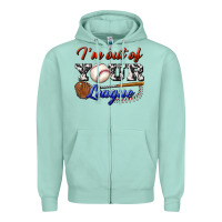 Seafoam i' m out of your league Zipper Hoodie - BundleAndBundleShop