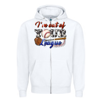 White i' m out of your league Zipper Hoodie - BundleAndBundleShop