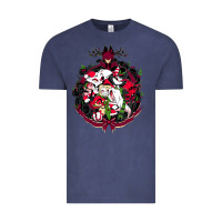 Vintage Denim hazbin hotel christmas Vintage Tee - lanVoArt