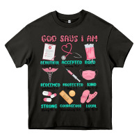 Asphalt god says i am nurse Heavy Core Tee - MaliasSmallBusiness
