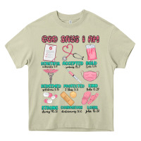 Mossy god says i am nurse Heavy Core Tee - MaliasSmallBusiness
