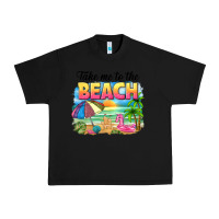 Black take me to the beach Urban Heavy Tee - NancyCooperArtShop