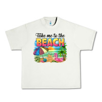 Pistachio take me to the beach Urban Heavy Tee - NancyCooperArtShop