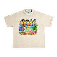 Sandshell take me to the beach Urban Heavy Tee - NancyCooperArtShop