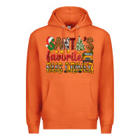 Carrot Santa's Favorite Bus Driver Premium Hoodie - BundleAndBundleShop