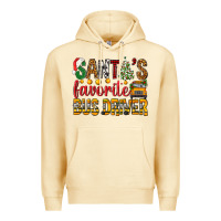 Pina Colada Santa's Favorite Bus Driver Premium Hoodie - BundleAndBundleShop