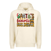 Tofu Santa's Favorite Bus Driver Premium Hoodie - BundleAndBundleShop