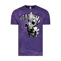 Cloud Purple present mic screaming Vintage Tee - lanVoArt