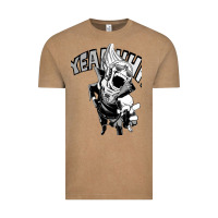 Vintage Coffee present mic screaming Vintage Tee - lanVoArt