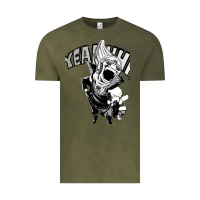 Vintage Olive present mic screaming Vintage Tee - lanVoArt