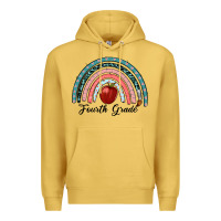 Antique Gold fourth grade rainbow Premium Hoodie - RanaPortraitStore