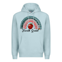 Blue Mist fourth grade rainbow Premium Hoodie - RanaPortraitStore