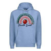Colony Blue fourth grade rainbow Premium Hoodie - RanaPortraitStore