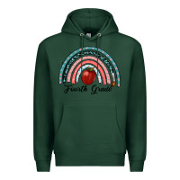 Sports Green fourth grade rainbow Premium Hoodie - RanaPortraitStore
