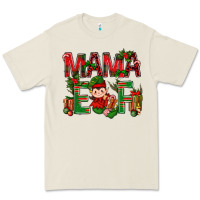 Bone Mama Elf with Gift Christmas Premium Tee - NancyCooperArtShop