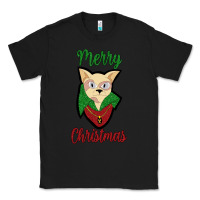 Black Merry Christmas Cat Classic Tee - Bettercallsaul
