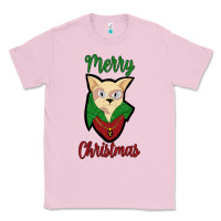 Bubblegum Pink Merry Christmas Cat Classic Tee - Bettercallsaul