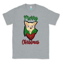 Heather Grey Merry Christmas Cat Classic Tee - Bettercallsaul