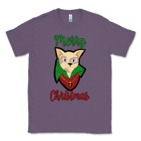 Lavender Merry Christmas Cat Classic Tee - Bettercallsaul