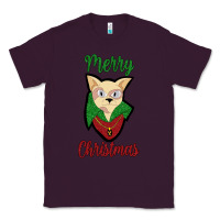 Plum Merry Christmas Cat Classic Tee - Bettercallsaul