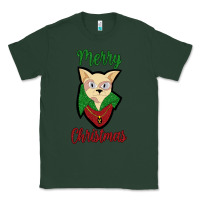 Sports Green Merry Christmas Cat Classic Tee - Bettercallsaul