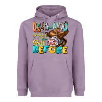 Lavender Deja Moo I've Heard Tih Bull Before Heavyweight Hoodie - CowhideDigitalArt
