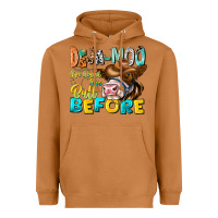 Meerkat Deja Moo I've Heard Tih Bull Before Heavyweight Hoodie - CowhideDigitalArt