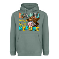 Sage Deja Moo I've Heard Tih Bull Before Heavyweight Hoodie - CowhideDigitalArt
