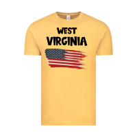 Vintage Mustard WEST VIRGINIA Vintage Tee - Bettercallsaul