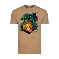 Dragon And A D20 Vintage Tee | Teevron